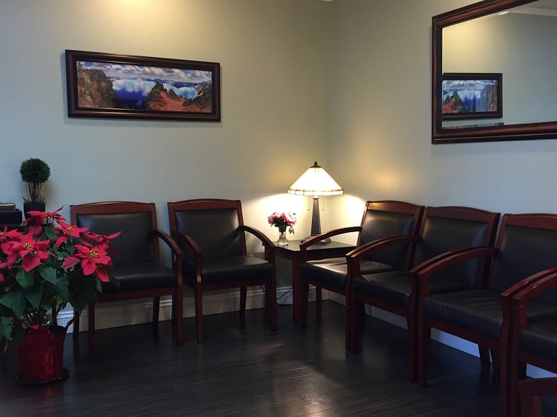Reception area of  {PRACTICE_NAME}