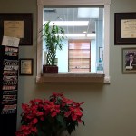 Inside wall of  {PRACTICE_NAME}