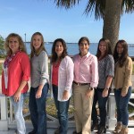 Dr. Squier and staff outside